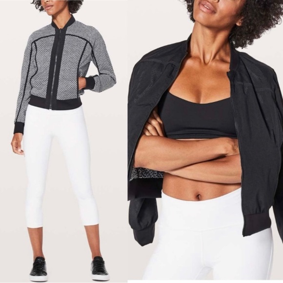 lululemon athletica Jackets & Blazers - Lululemon Bomb Around Jacket *Reversible
Monochromic Black / Black Size 12